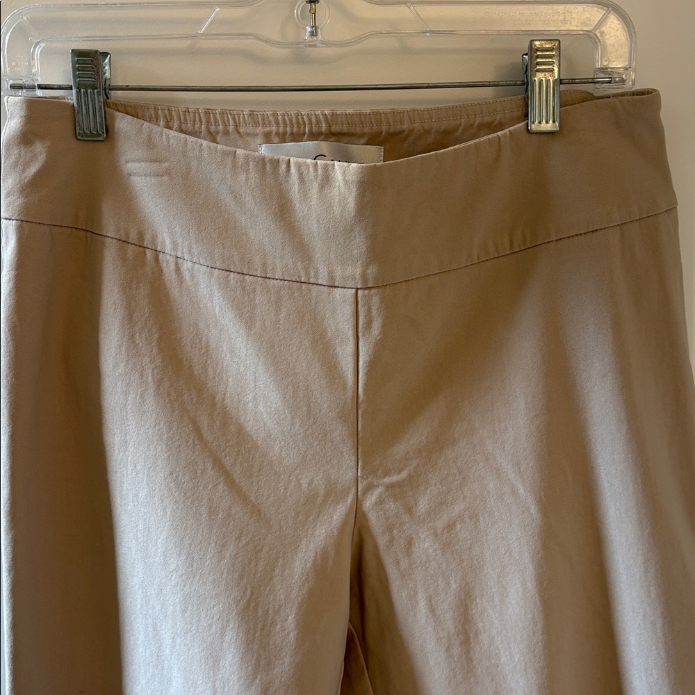 Sarah Campbell size 10 straight leg tan pants - Picture 3 of 6